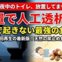 頻尿や夜間頻尿の改善のために、腎の働きを助ける銀杏(ぎんなん)の適切な摂取量と注意点を解説する石丸院長