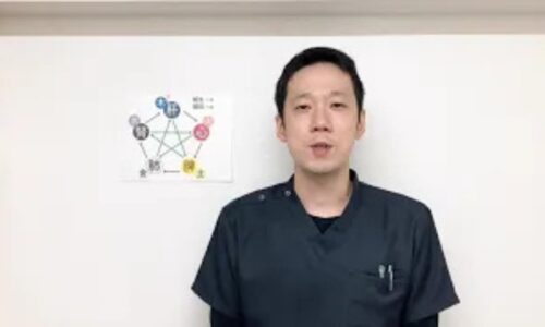 腰痛のタイプに合わせて、五臓（肝・心・脾・肺・腎）のバランスを鍼とお灸で整える東洋医学的な治療方針を解説する石丸院長