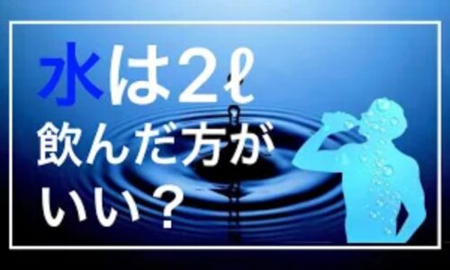 1日2リットルの水を無理に飲む必要がない理由として、食事から得られる水分量や、体重と年齢から割り出す個別の適正水分の計算式を詳しく説明する石丸院長